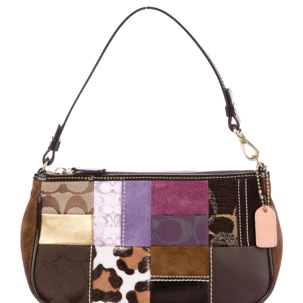 Coach Multicolor Patchwork Shoulder Bag